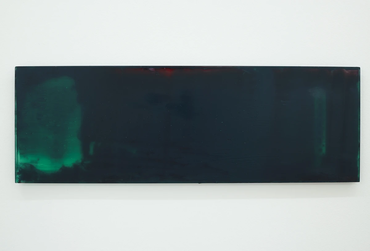 Echo, Öl auf Glas, 20 x 60 cm, 2016